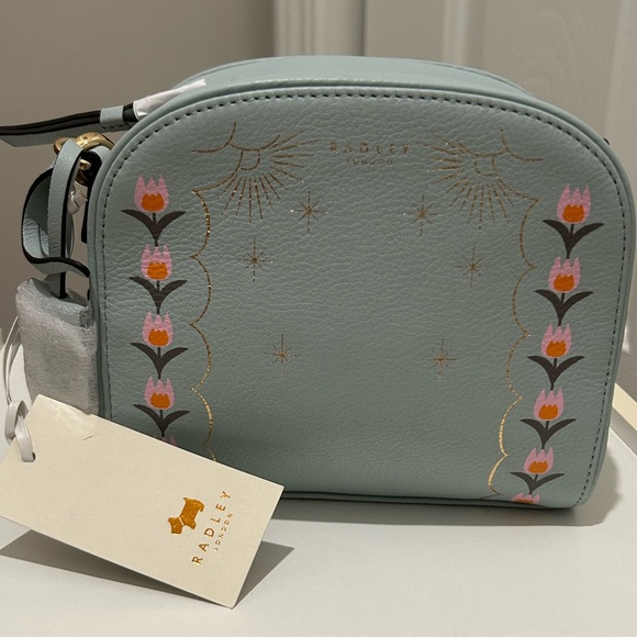 RADLEY LONDON Leather Arden Crescent Small Zip Around Crossbody - Picture 5 of 10